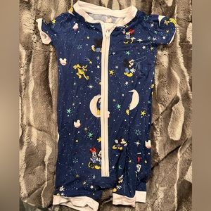 Little Sleepies Mickey and Friends Shorty Zippy. 6-12 months.